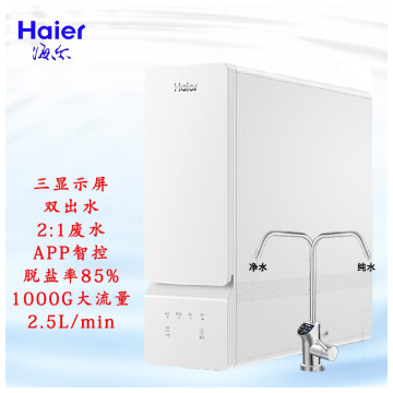 海尔（Haier)净水器家用直饮机厨房厨下过滤净水机纯水机10H99